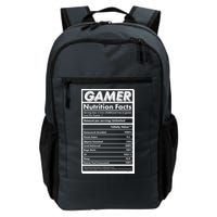 Funny Gamer Nutrition Facts Backpack