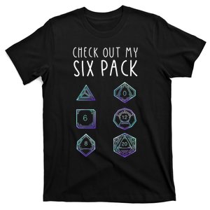 Funny Gamer Nerdy Gamer Check Out Six Pack T-Shirt