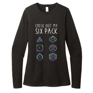 Funny Gamer Nerdy Gamer Check Out Six Pack Womens CVC Long Sleeve Shirt