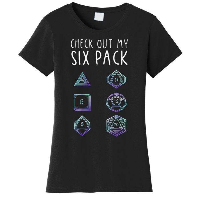 Funny Gamer Nerdy Gamer Check Out Six Pack Women's T-Shirt