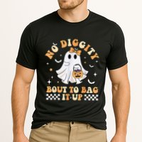 Funny Ghost No Diggity Bout To Bag It Up Spooky Halloween Performance Shirt