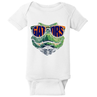 Funny Gators Name Vintage Classic 70s 80s 90s Baby Bodysuit