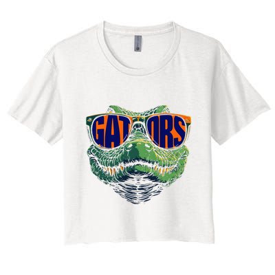 Funny Gators Name Vintage Classic 70s 80s 90s Crop Top