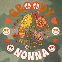 Funny Groovy Nonna Groovy Birthday Matching Birthday Party Legacy Tie Dye Trucker Hat