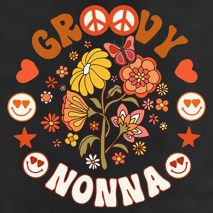 Funny Groovy Nonna Groovy Birthday Matching Birthday Party Adult Drive Performance Visor