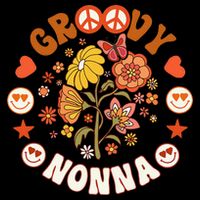 Funny Groovy Nonna Groovy Birthday Matching Birthday Party Youth Performance Sprint T-Shirt