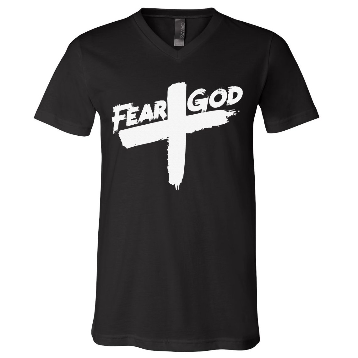 FEAR GOD ON THE CROSS V-Neck T-Shirt