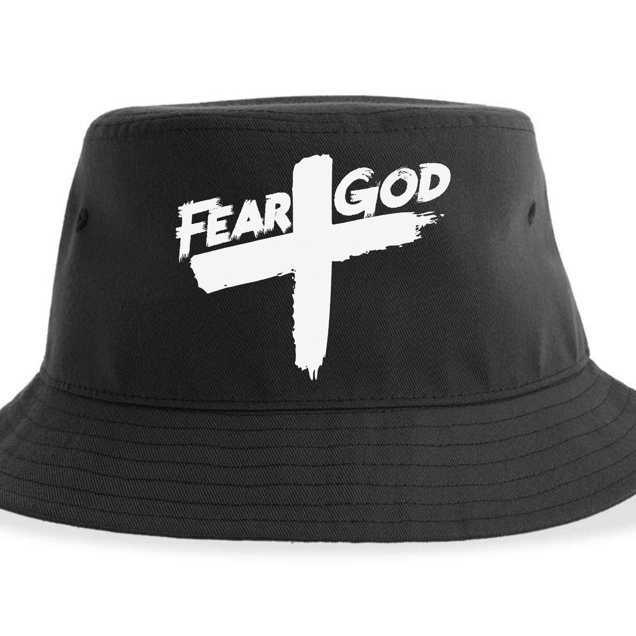 FEAR GOD ON THE CROSS Sustainable Bucket Hat