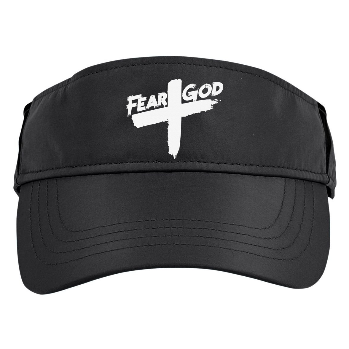 FEAR GOD ON THE CROSS Adult Drive Performance Visor