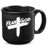 FEAR GOD ON THE CROSS 15oz Campfire Ceramic Mug