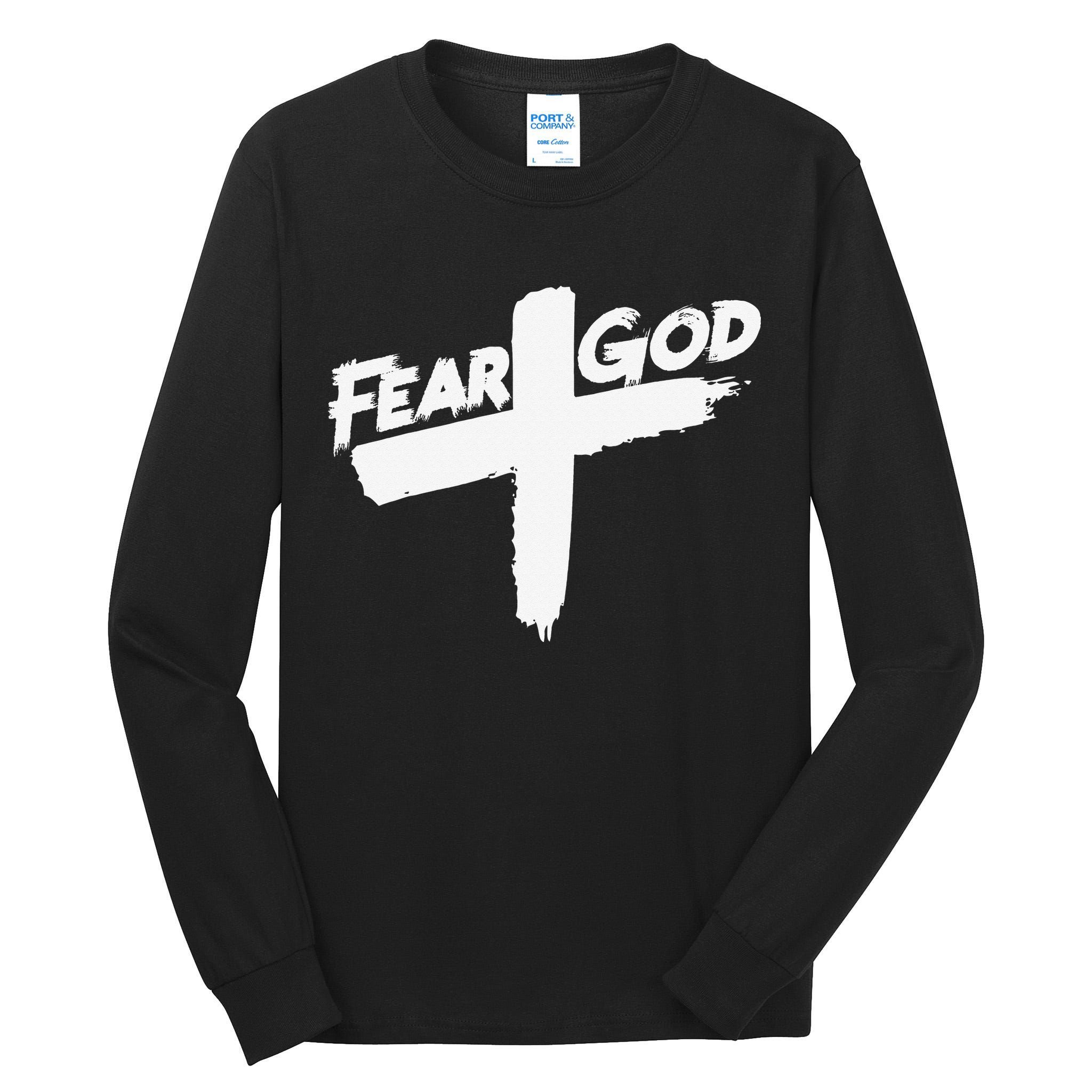 FEAR GOD ON THE CROSS Tall Long Sleeve T-Shirt