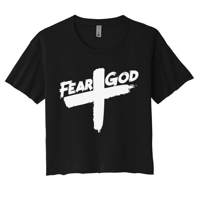 FEAR GOD ON THE CROSS Crop Top