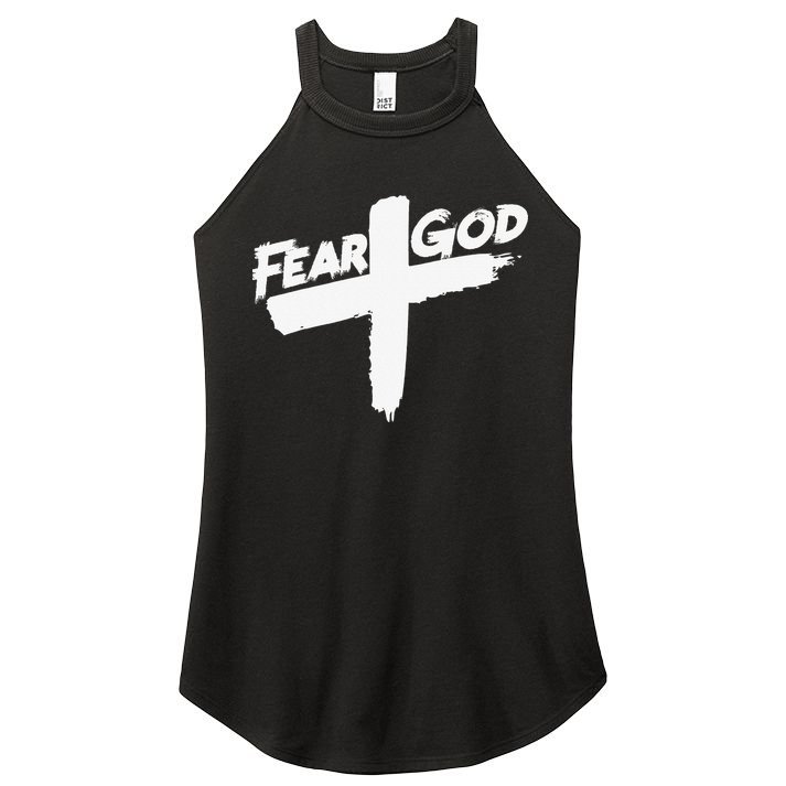 FEAR GOD ON THE CROSS Women's Perfect Tri Rocker Tank