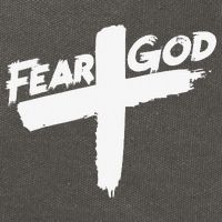 FEAR GOD ON THE CROSS Cotton Canvas Backpack