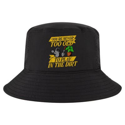 Funny Gardening Old People Flower Gardener Cool Comfort Performance Bucket Hat