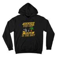 Funny Gardening Old People Flower Gardener Hoodie