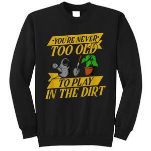 Funny Gardening Old People Flower Gardener Sweatshirt