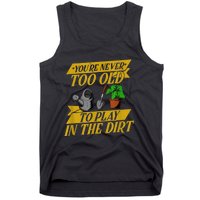 Funny Gardening Old People Flower Gardener Tank Top