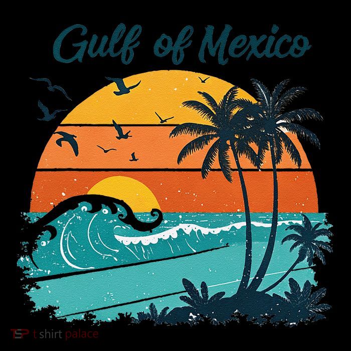 Funny Gulf Of Mexico Beach Palms Summer Vacation 16 in Basic Backpack