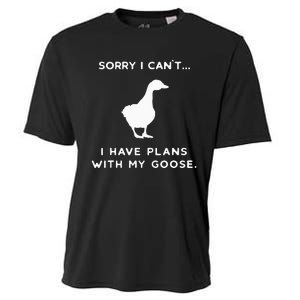 Funny Goose Outfit Geese Poultry Farm Xmas Party Christmas Cooling Performance Crew T-Shirt