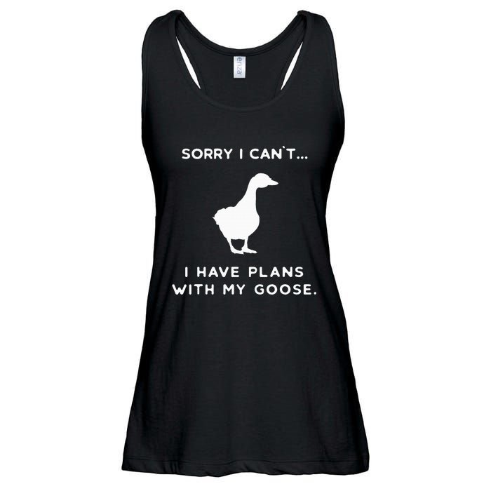 Funny Goose Outfit Geese Poultry Farm Xmas Party Christmas Ladies Essential Flowy Tank