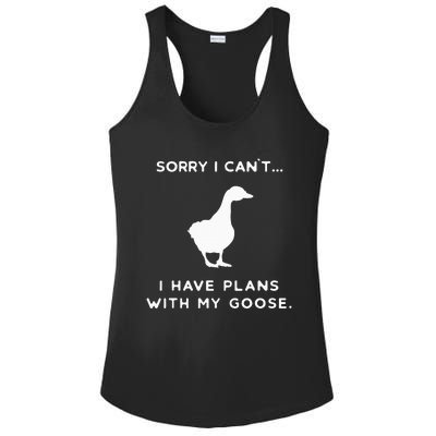 Funny Goose Outfit Geese Poultry Farm Xmas Party Christmas Ladies PosiCharge Competitor Racerback Tank