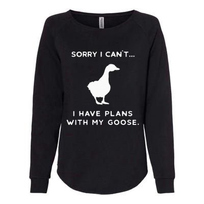 Funny Goose Outfit Geese Poultry Farm Xmas Party Christmas Womens California Wash Sweatshirt