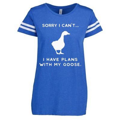 Funny Goose Outfit Geese Poultry Farm Xmas Party Christmas Enza Ladies Jersey Football T-Shirt