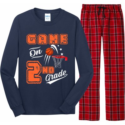 Funny Games On Second Grade Basketball First Day Of School Long Sleeve Pajama Set