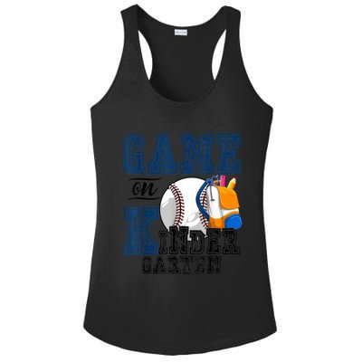 Funny Games On Kindergarten Baseball Fan First Day Of School Funny Gift Ladies PosiCharge Competitor Racerback Tank