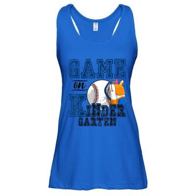 Funny Games On Kindergarten Baseball Fan First Day Of School Funny Gift Ladies Essential Flowy Tank