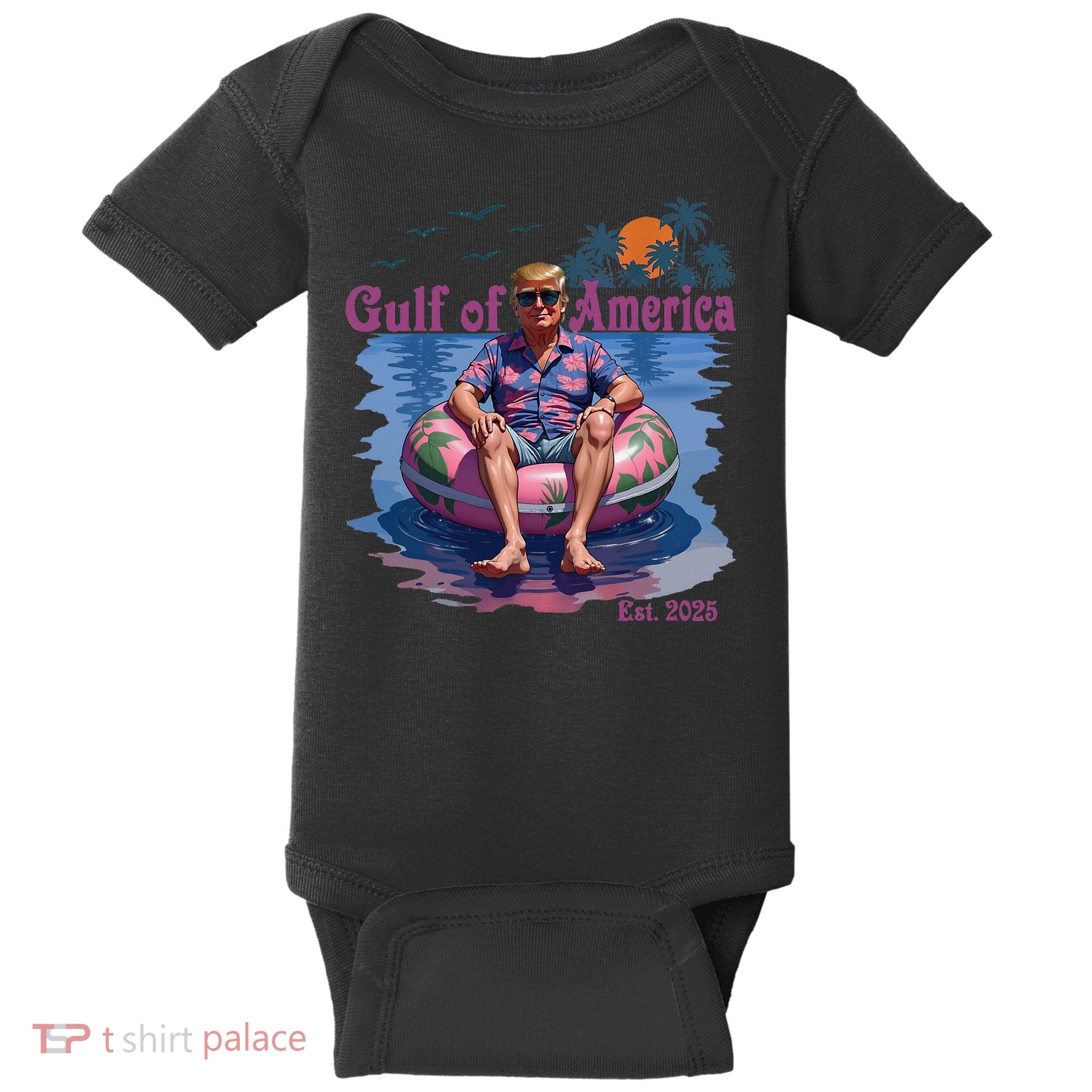 Funny Gulf Of Us America Est 2025  Baby Bodysuit