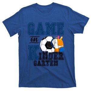 Funny Games On Kindergarten Soccer Lover First Day Of School Gift T-Shirt