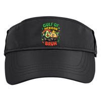 Funny Gulf Of Mexican Bruh Avocado Cinco De Mayo Adult Drive Performance Visor