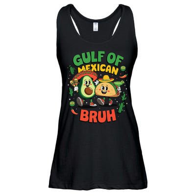 Funny Gulf Of Mexican Bruh Avocado Cinco De Mayo Ladies Essential Flowy Tank