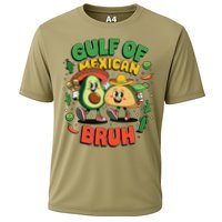 Funny Gulf Of Mexican Bruh Avocado Cinco De Mayo Cooling Performance Crew T-Shirt