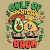 Funny Gulf Of Mexican Bruh Avocado Cinco De Mayo Cooling Performance Crew T-Shirt