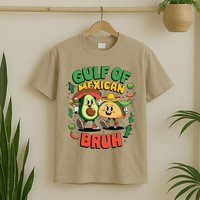 Funny Gulf Of Mexican Bruh Avocado Cinco De Mayo T-Shirt