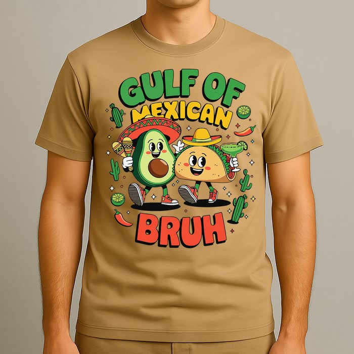 Funny Gulf Of Mexican Bruh Avocado Cinco De Mayo T-Shirt