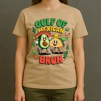 Funny Gulf Of Mexican Bruh Avocado Cinco De Mayo T-Shirt