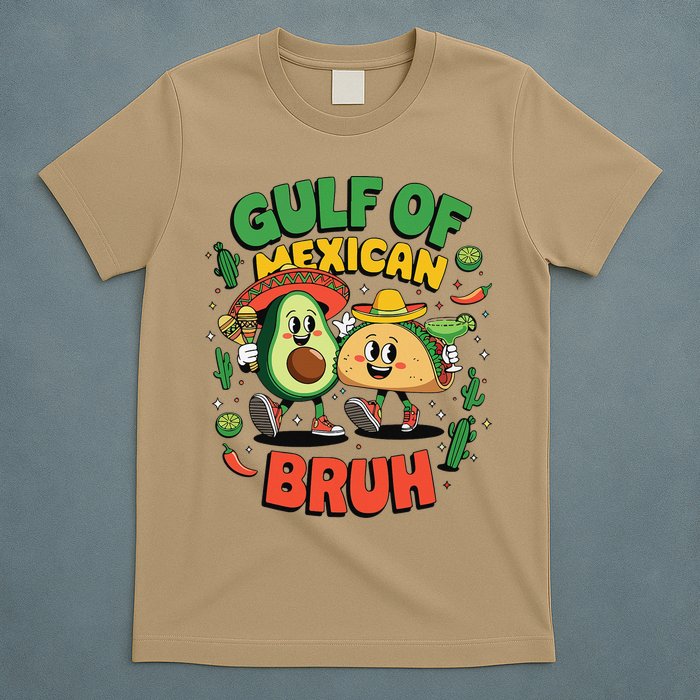 Funny Gulf Of Mexican Bruh Avocado Cinco De Mayo T-Shirt