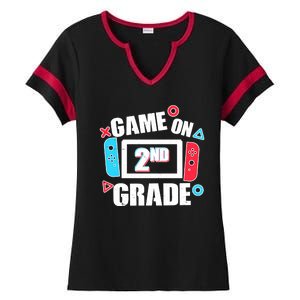 Funny Game On 2nd Second Grade Ladies Halftime Notch Neck Tee