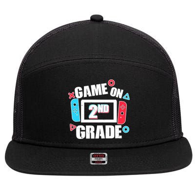 Funny Game On 2nd Second Grade 7 Panel Mesh Trucker Snapback Hat