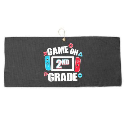 Funny Game On 2nd Second Grade Large Microfiber Waffle Golf Towel