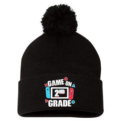 Funny Game On 2nd Second Grade Pom Pom 12in Knit Beanie