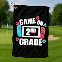 Funny Game On 2nd Second Grade Golf Towel