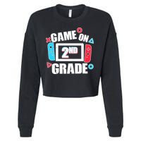 Funny Game On 2nd Second Grade Cropped Pullover Crew