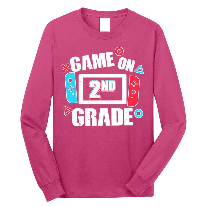 Funny Game On 2nd Second Grade Long Sleeve Shirt