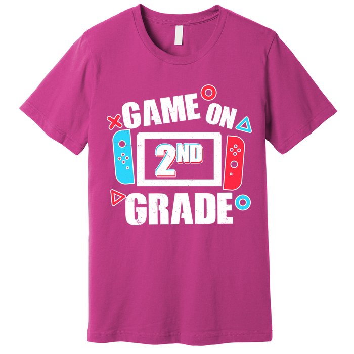 Funny Game On 2nd Second Grade Premium T-Shirt