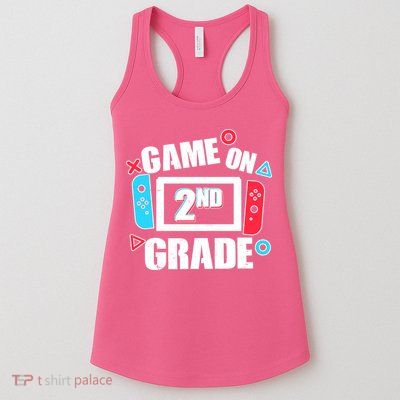 Funny Game On 2nd Second Grade Womens Tank Top